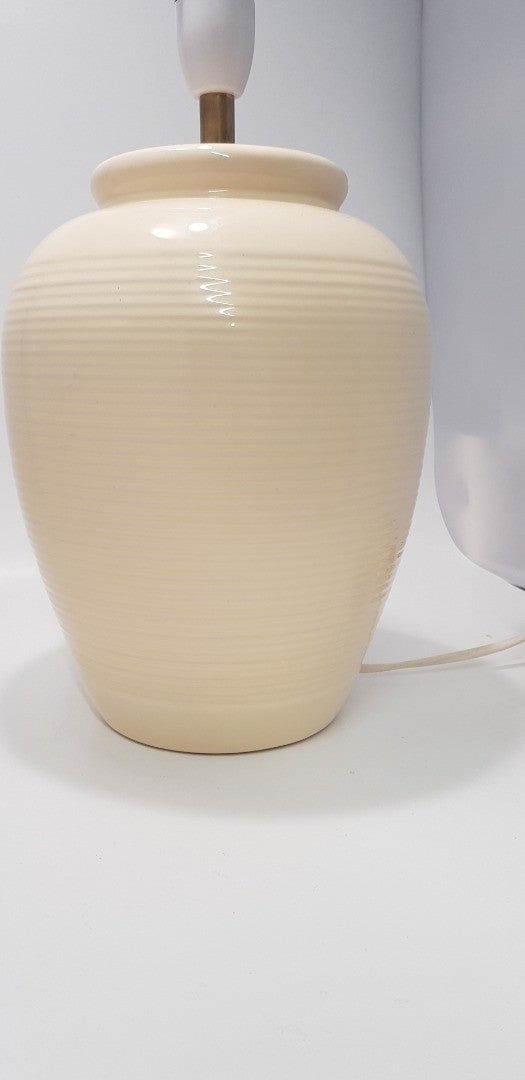 Large Cream Ceramic John Lewis Table lamp VGC