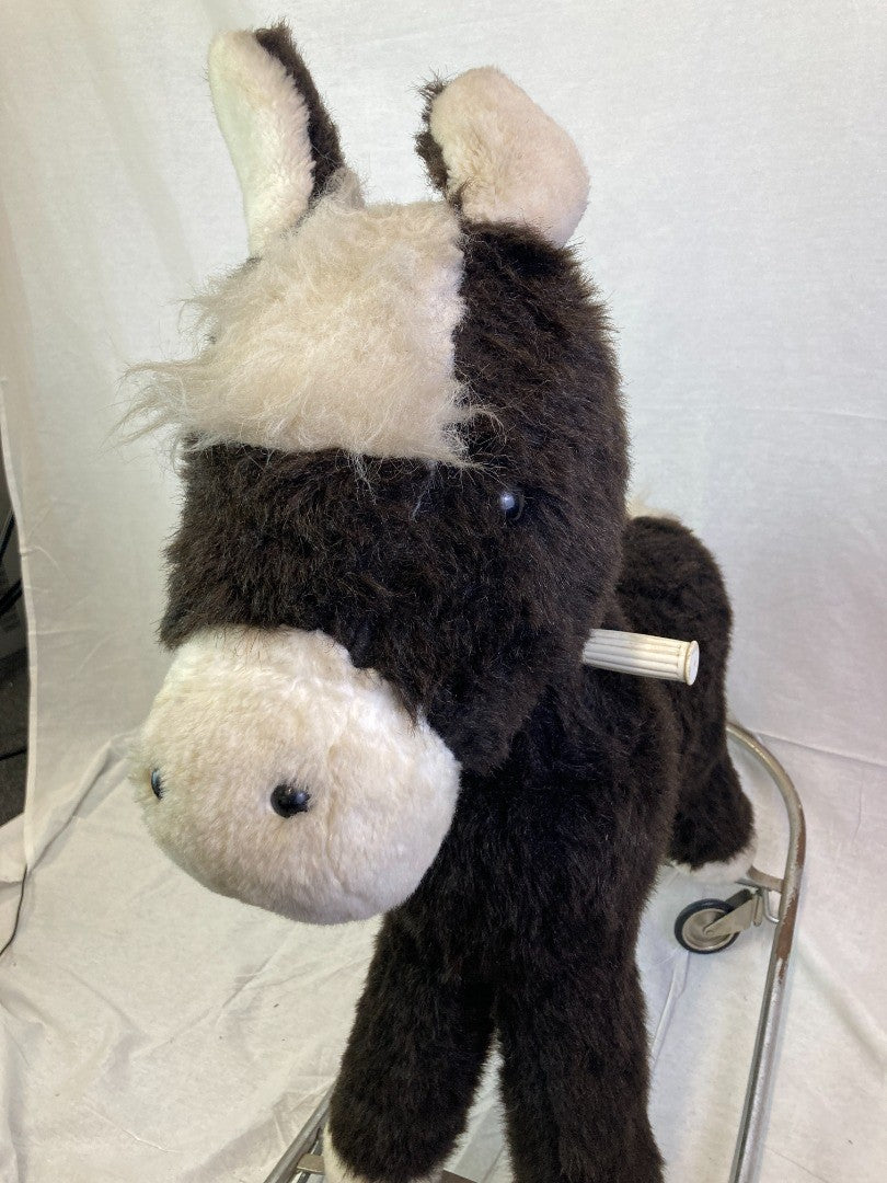 Nounours Vintage Rocking Horse / Donkey, with Wheels