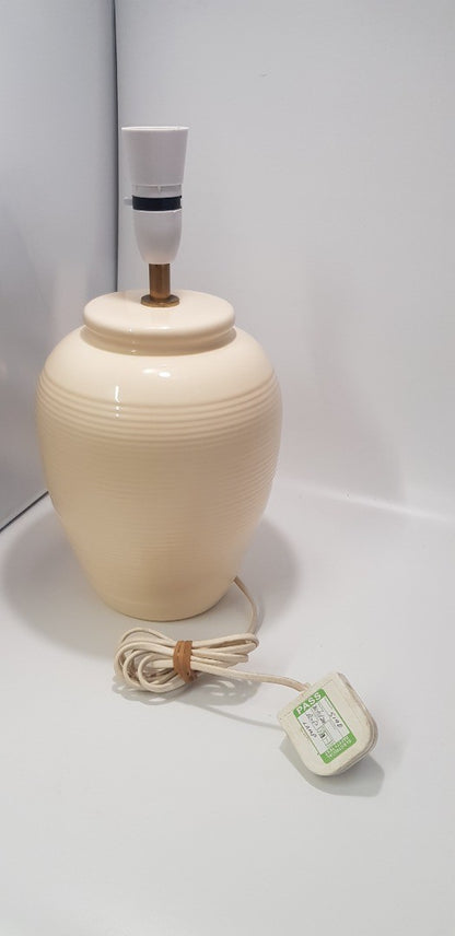 Large Cream Ceramic John Lewis Table lamp VGC