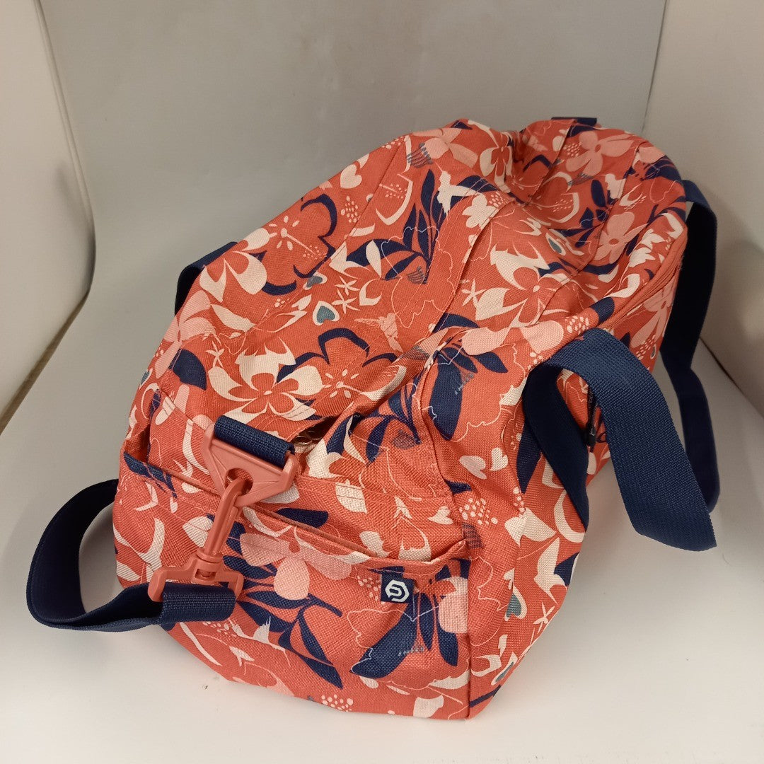 Ocean Pacific Vintage Holdall in Pink & Blue Retro Pattern