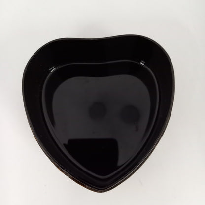 Heart Shaped Trinket Box - Lacquered -