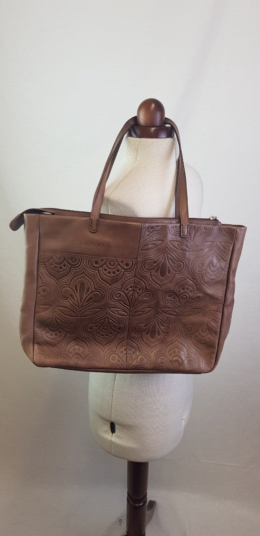 Radley Brown Leather Medium Size Handbag BNWT