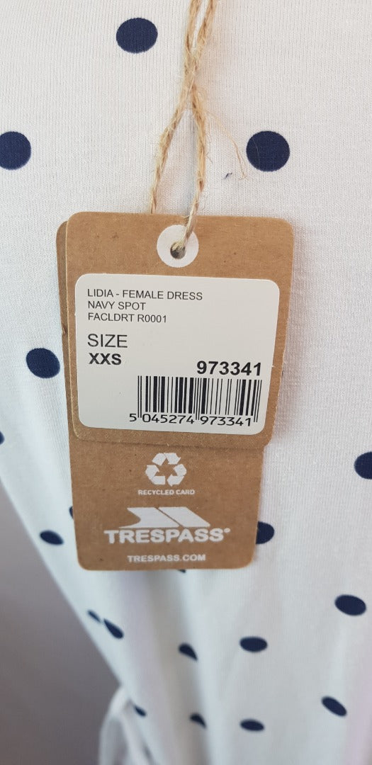 Trespass Womens Summer Dress with Pockets - Lidia - Siuze XXS BNWT