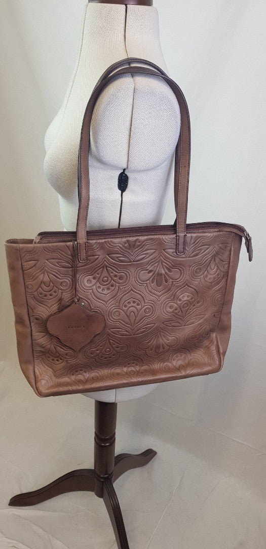 Radley Brown Leather Medium Size Handbag BNWT