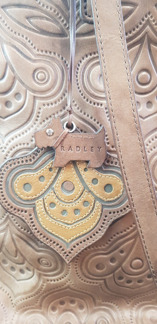 Radley Brown Leather Medium Size Handbag BNWT