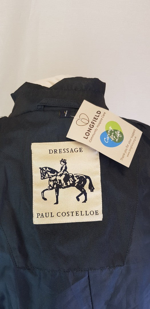 Paul Costello Petrol Blue Dressage Jacket Size L VGC