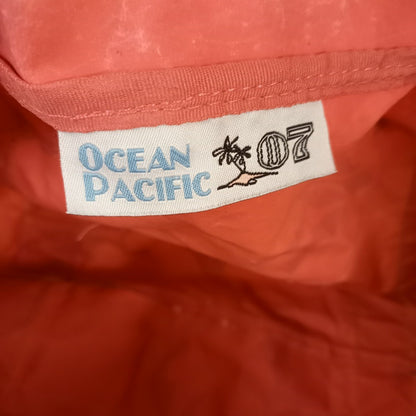 Ocean Pacific Vintage Holdall in Pink & Blue Retro Pattern