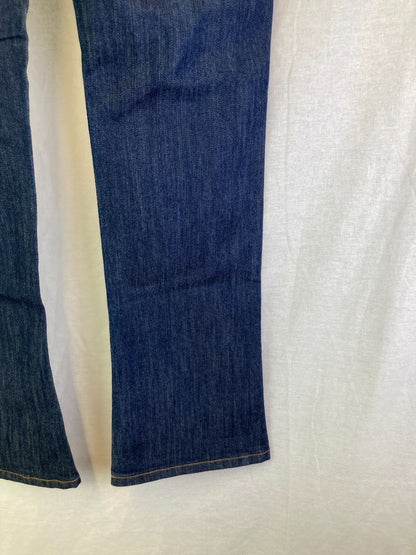 Weird Fish Bootcut Jeans, Women's Size 28" Waist, Dark Blue Stretch 'Illex'