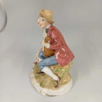 Marks & Rosenfeld Lady & Gent Playing the Lute - Figurine - Vintage