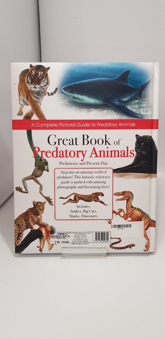 Great Book Of Predatory Animals Prehistoric & Present Day VGC