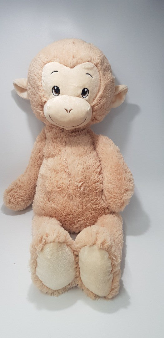 Keel Eco Soft Toy - Love To Hug Large Beige Monkey - VGC