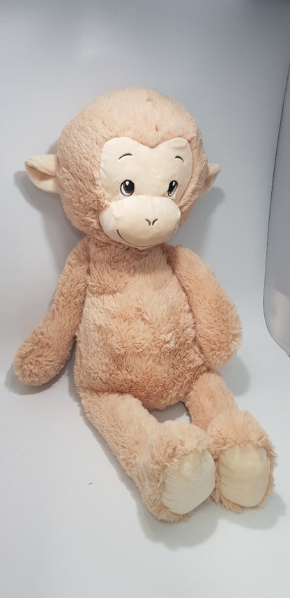 Keel Eco Soft Toy - Love To Hug Large Beige Monkey - VGC