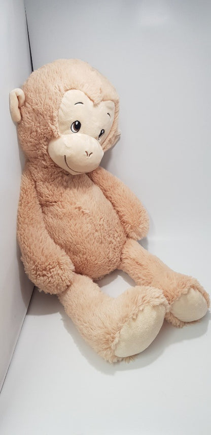 Keel Eco Soft Toy - Love To Hug Large Beige Monkey - VGC