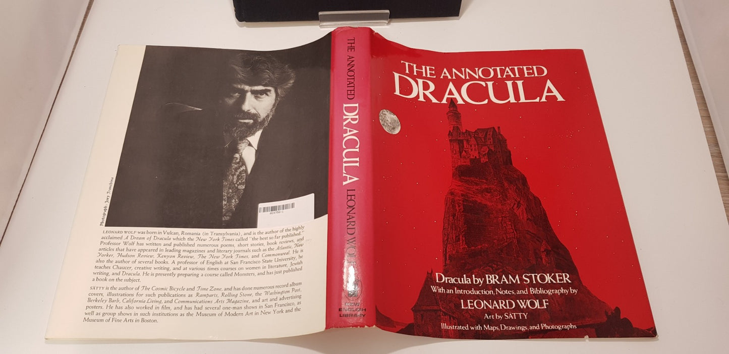The Annotated Dracula by Leonard Wolf, Art by Satty. VGC