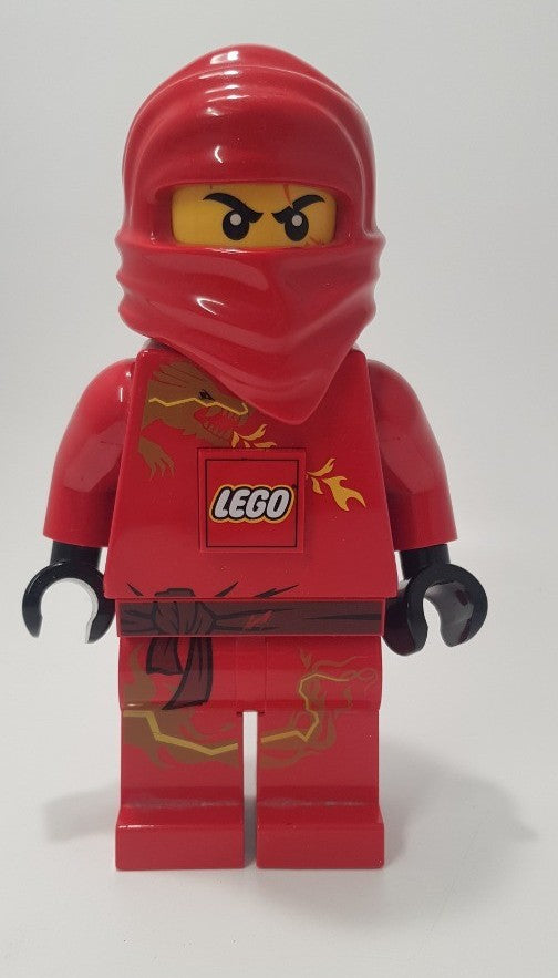 2011 Lego Ninjago Led Torch Flashlight, Red Ninja Kai Figure - GC