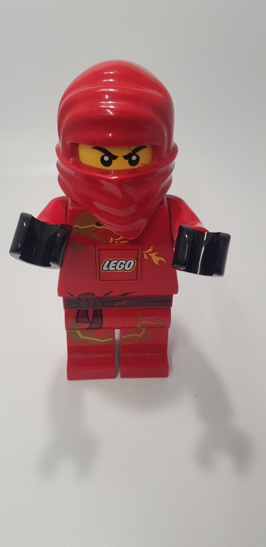 2011 Lego Ninjago Led Torch Flashlight, Red Ninja Kai Figure - GC