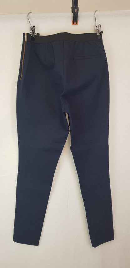 French Connection, Street Twill Skinny Trousers in Navy Size 12 BNWT