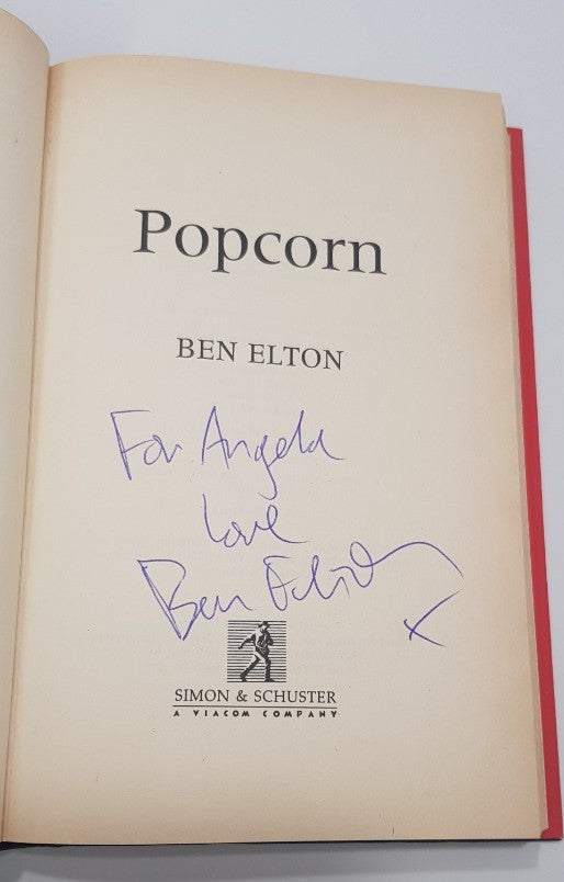 Popcorn By Ben Elton Signed & 1st Edition VGC