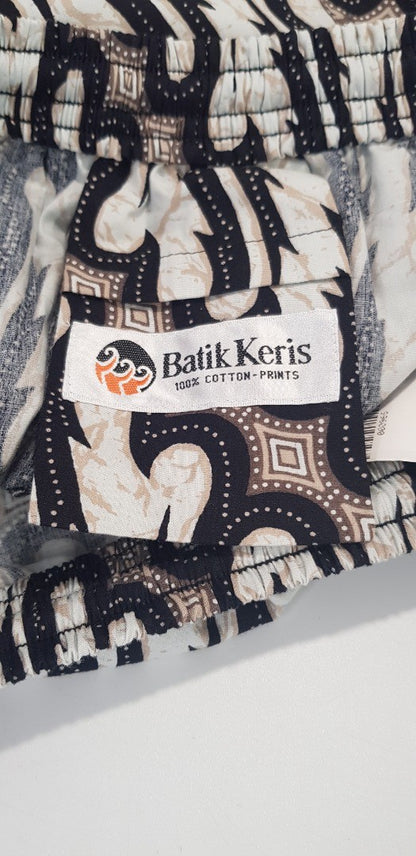 Batik Keris 100% Cotton Wide Leg Batik Trousers Size XL VGC