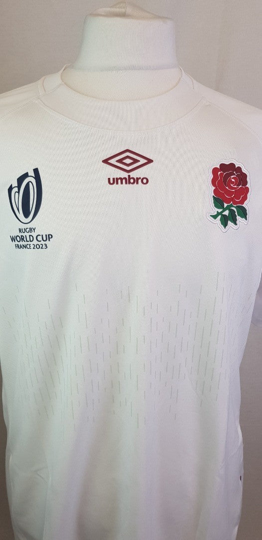 Umbro England Rugby World Cup 2023 Official product T shirt White BNWT