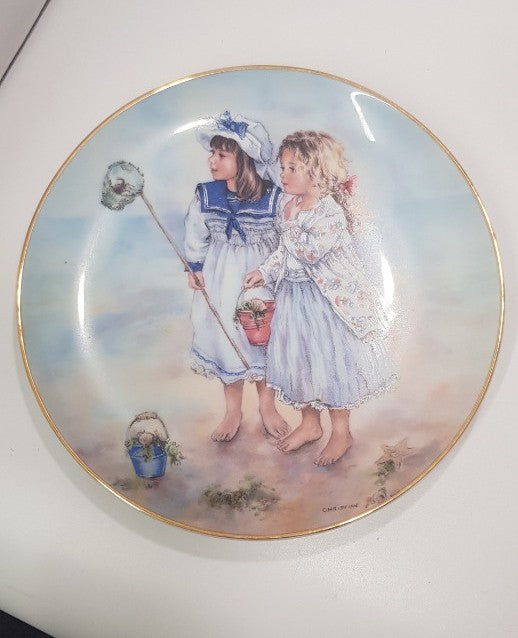 x3 The Leonardo Collection,  Collectors Plates by Christine Haworth VGC