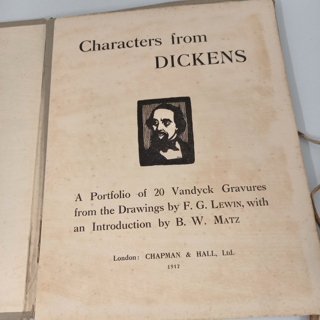 Charles Dickens -A Centenary Souvenir Portfolio of Characters From 1812-1912