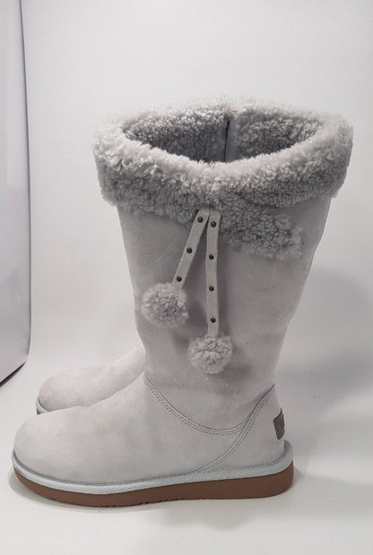 Ugg Australia Boots -  Plumdale Cuff in Grey/Violet Size 4 - Worn Once (Box inc)