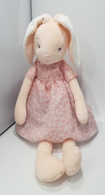 Kaloo Bunny Teddy in Pink & White Dress  KP-05540 - VGC