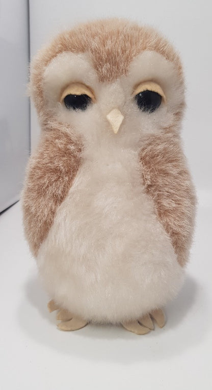 2 Plush Toy Owls - Reynaud Paris Medium & Richard Lang  Small - VGC