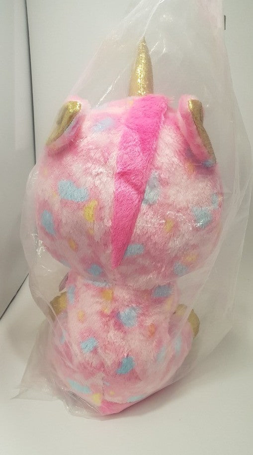 1 X TY Beanie Boos. Medium Plush Approx. 42cm. Fantasia Spotted Unicorn  New