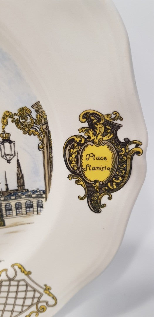 Vintage/Rare. K&G Luneville France Collectors Plate. Nancy 1750/Place Stanislas. VGC