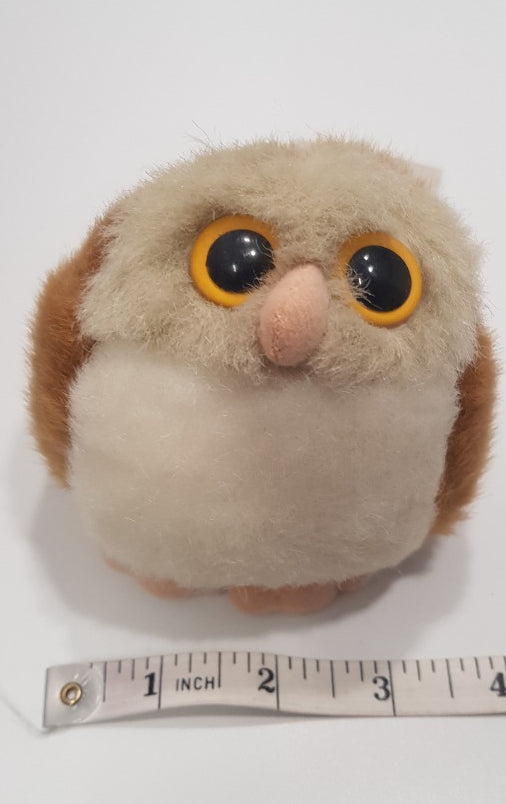 2 Plush Toy Owls - Reynaud Paris Medium & Richard Lang  Small - VGC