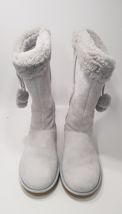 Ugg Australia Boots -  Plumdale Cuff in Grey/Violet Size 4 - Worn Once (Box inc)