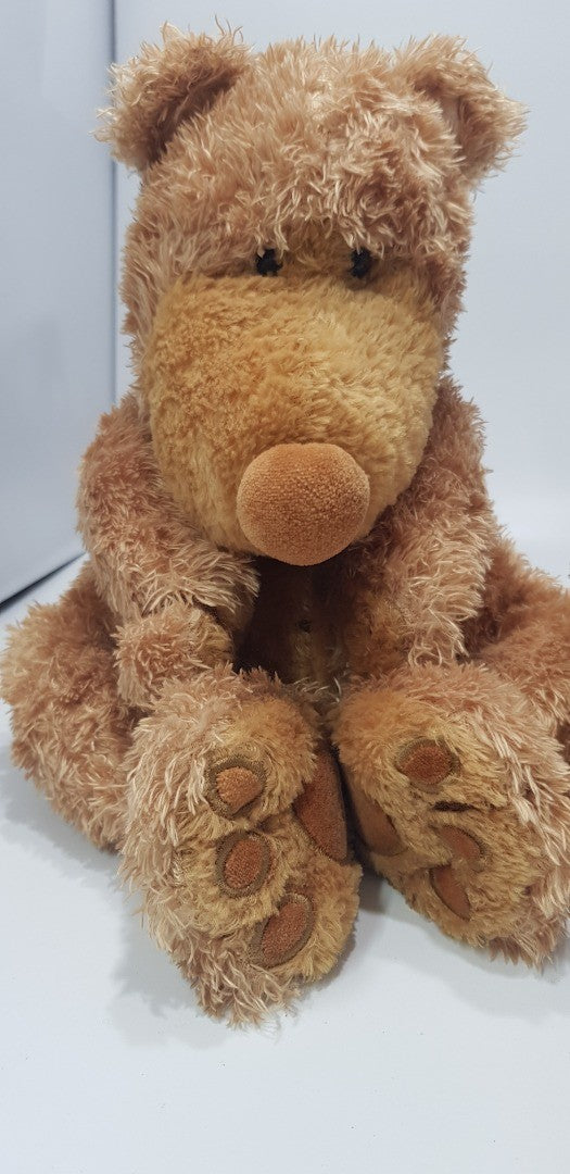 x2 Jellycats Paw Paw Golden Bears with floppy legs - Retired - J233 & J160 - VGC