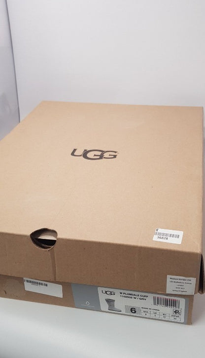 Ugg Australia Boots -  Plumdale Cuff in Grey/Violet Size 4 - Worn Once (Box inc)