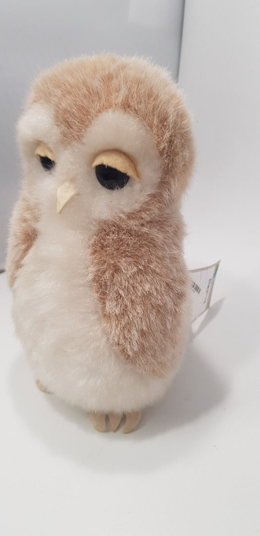 2 Plush Toy Owls - Reynaud Paris Medium & Richard Lang  Small - VGC