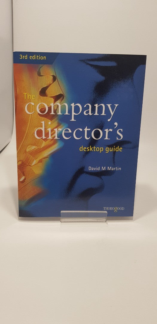 The Company Directors Desktop Guide 3rd Edition By David M Martin VGC
