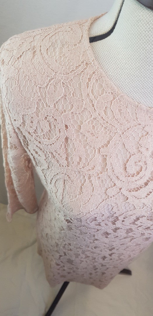 Custom-made - Ellis Dress in Rose Smoke Colour Size 6/40 BNWT