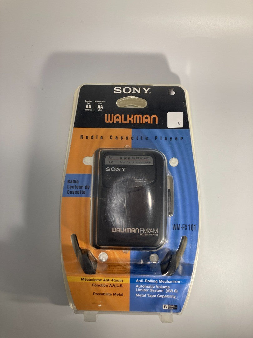 Sony Walkman WM-FX101 Radio Personal Cassette Player, with Headphones - Sealed