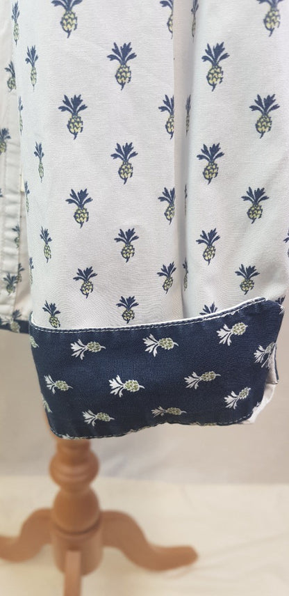 Paul Smith - White Shirt with Pineapples Size M - VGC