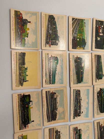 A&BC Gum British Railways Collector Cards x35 - Railway Quiz