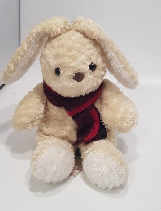 Vintage. Tesco Chilly & Co Soft Toy Bunny with Scarf 8" - VGC