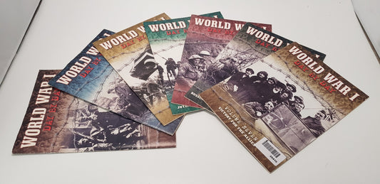 World War 1, Day by Day. Volumes 1 - 7 VGC