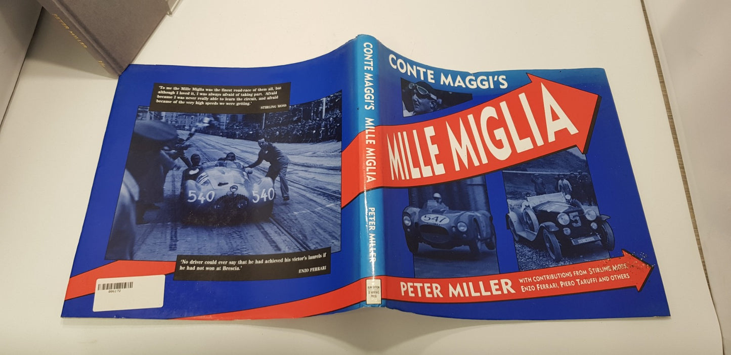 Conte Maggi's Mille Maglia Book  by Peter Miller Hardback GC