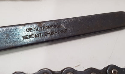 Thompson Chain Wrench 1929 Reg No. 731012 Newcastle Upon Tyne 12" Cecil