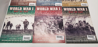 World War 1, Day by Day. Volumes 1 - 7 VGC