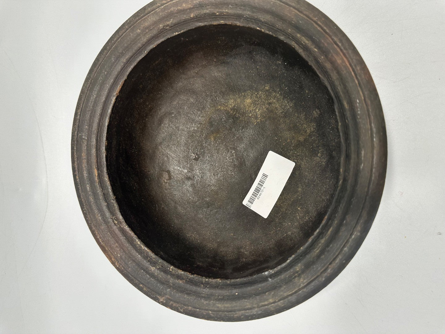 Antique Redware Rimmed Bowl