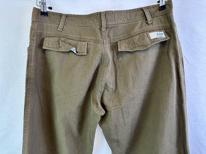 Gill Elements Womens Olive Green Trousers Size 16 BNWT