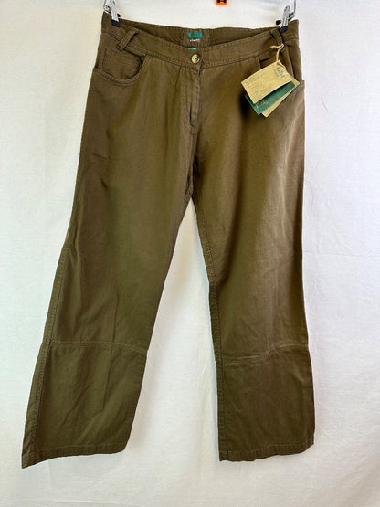 Gill Elements Womens Olive Green Trousers Size 16 BNWT