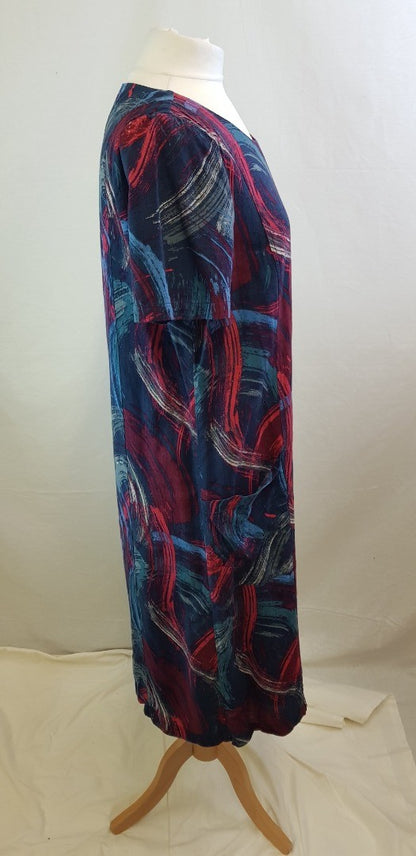 Seasalt Multi-coloured Ladies Summer Dress Size 14 VGC